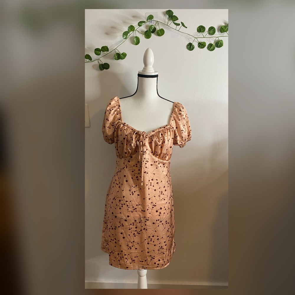 Lulu's Lush Baby Doll floral dress size M